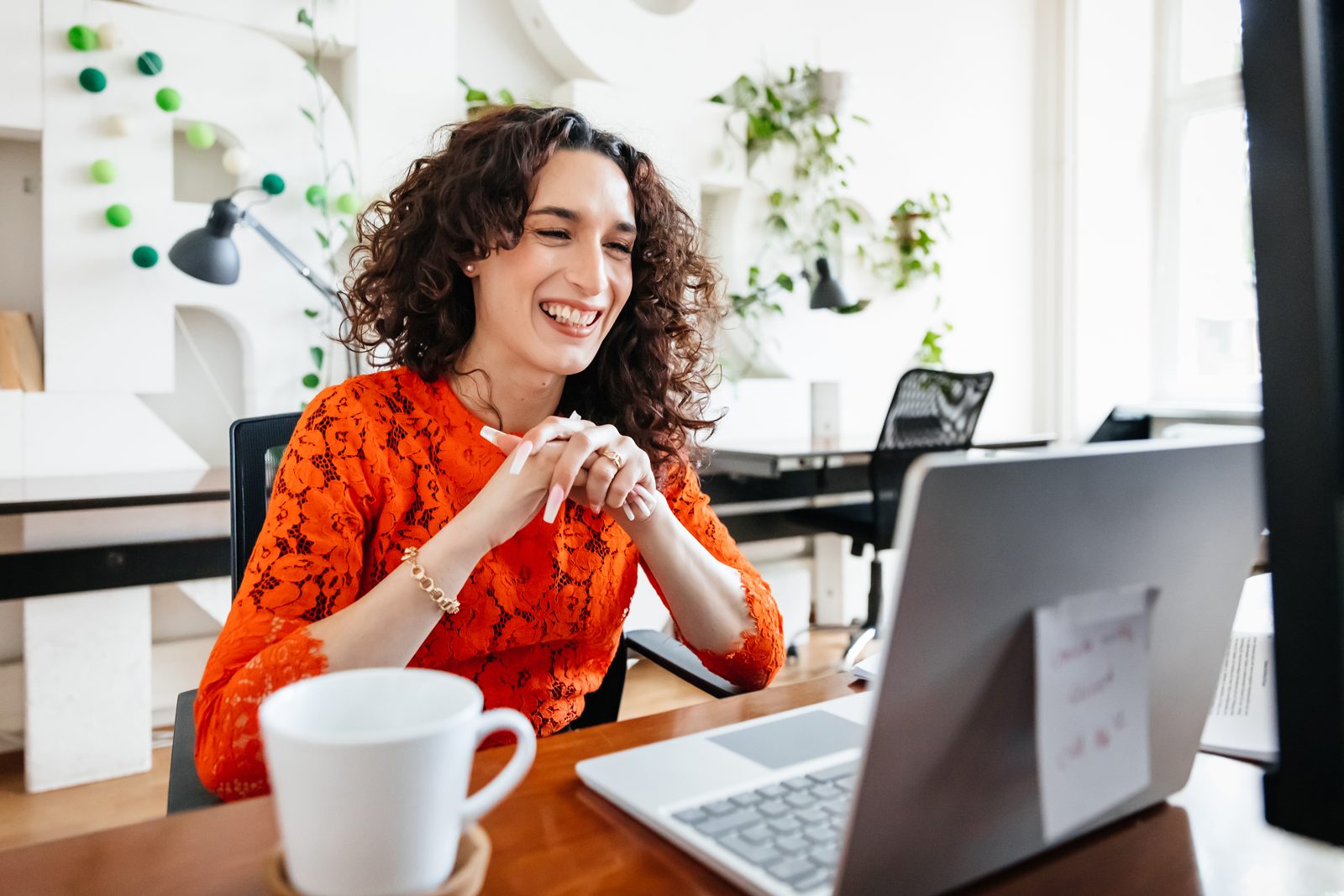 Participant in a remote usability session